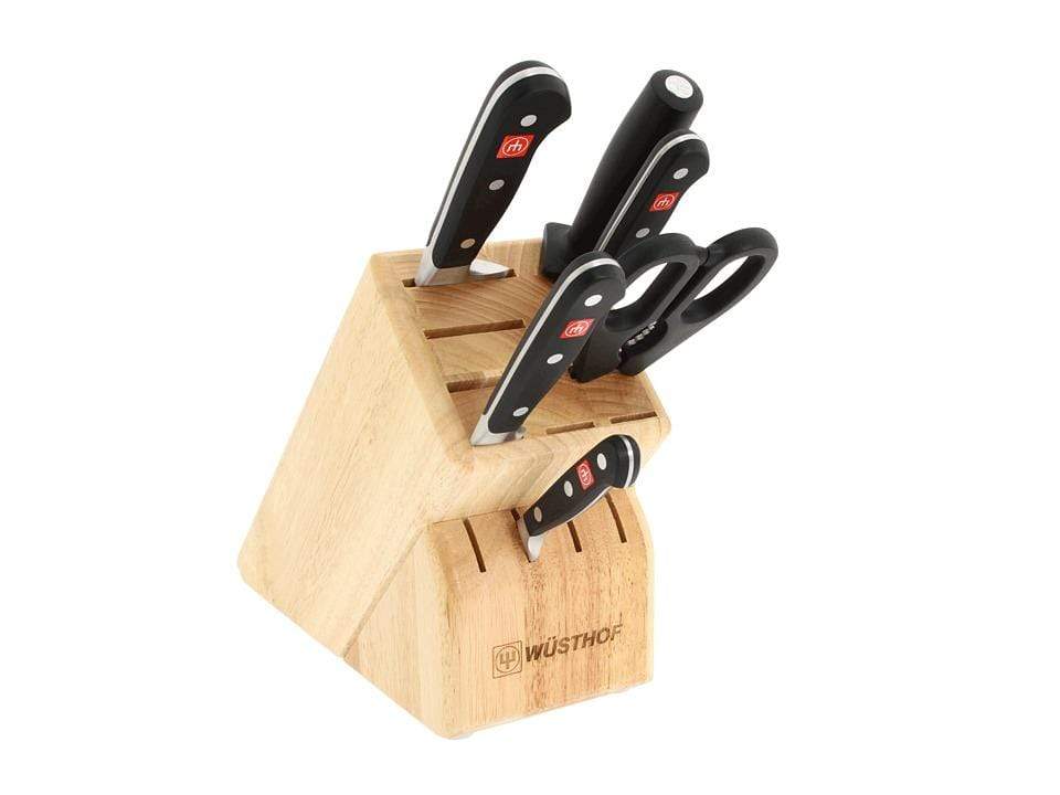 Wusthof Trident Gourmet 7-Piece Steak Knife Block Set in Stainless