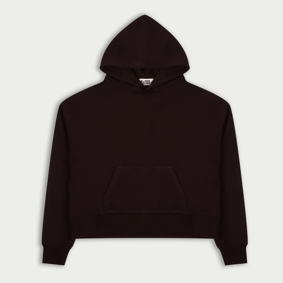 Drop Shoulder Hoodie - Kogecha Brown - Blank Round