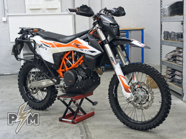 KTM 690 Enduro Perun moto Lugagge racks + Outback pannier racks - 2