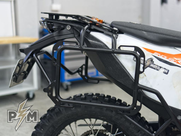 KTM 690 Enduro Perun moto Lugagge racks + Outback pannier racks - 5