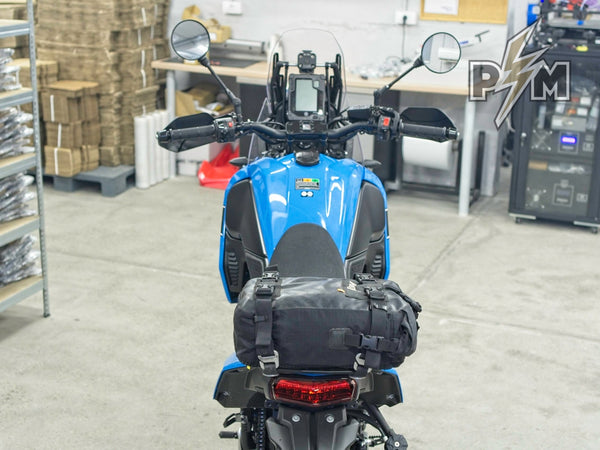 Kriega US Drypack on Yamaha Tenere 700 with Perun moto Top luggage rack - 7