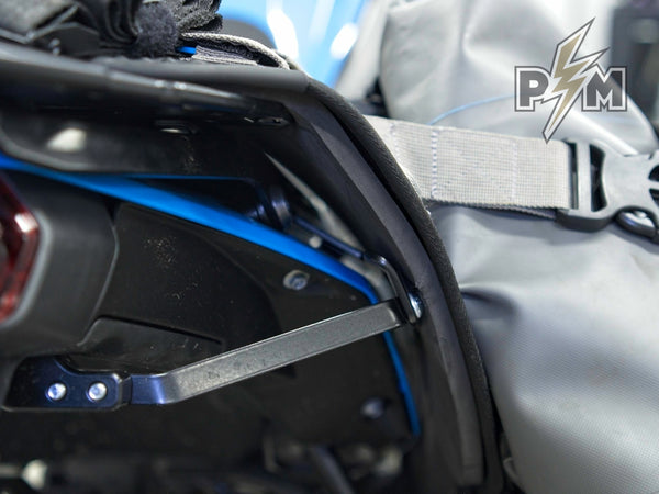 Perun moto Yamaha Tenere Top luggage rack and Side carriers and Tie-down brackets with Mosko moto Reckless 80 bags - 4