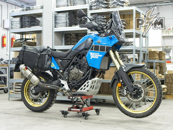 Perun moto Yamaha Tenere Top luggage rack and Side carriers and Tie-down brackets with Giant loop Siskiyou bags - 3