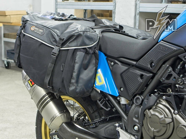 Perun moto Yamaha Tenere Top luggage rack and Side carriers and Tie-down brackets with Giant loop Siskiyou bags - 8