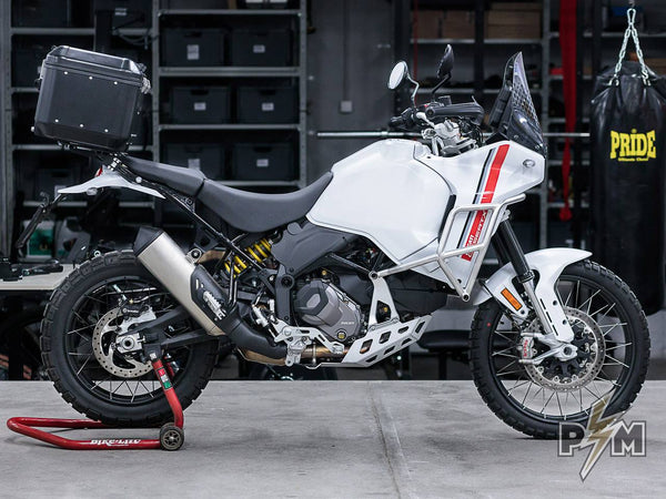 Perun moto Ducati DesertX Top luggage rack + Givi top case - 4