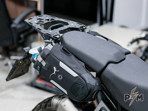 Perun moto Ducati DesertX Top Luggage rack + Side carriers + Mosko moto AuxPox - 2