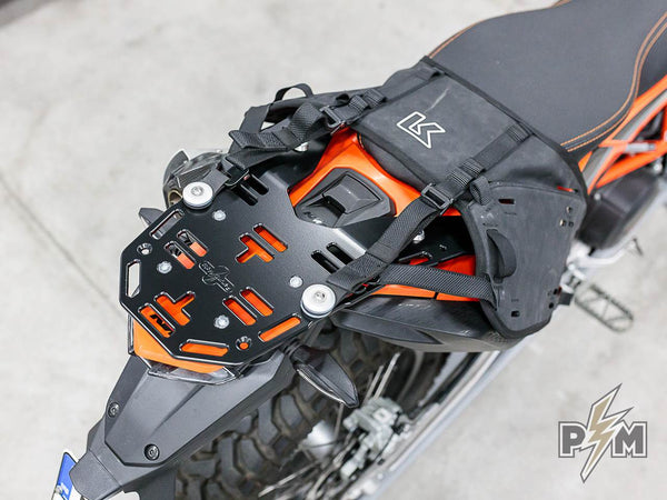 Perun moto KTM 690 Luggage rack Kriega OS-Base and Rack loops