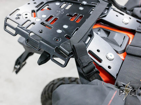 Perun moto KTM 690 Luggage rack and Extension plate with Enduristan Blizzard XL - 6