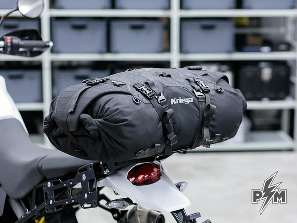 Perun moto Ducati Desertx Top luggage rack and Kriega US-40 Rackpack - 7