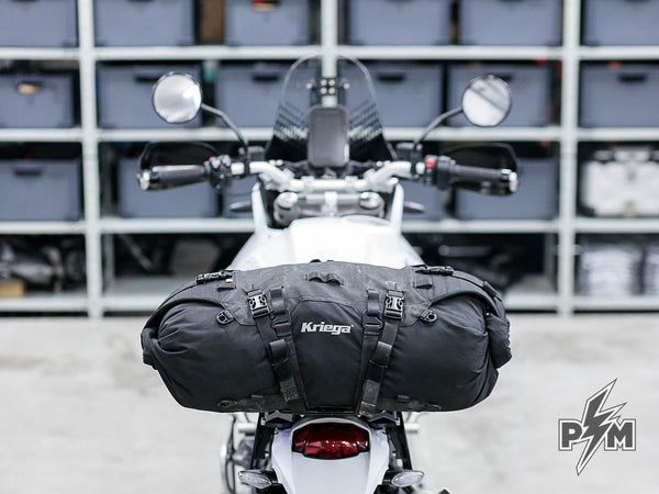 Perun moto Ducati Desertx Top luggage rack and Kriega US-40 Rackpack - 8