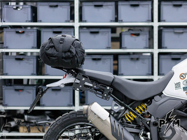 Perun moto Ducati Desertx Top luggage rack and Kriega US-40 Rackpack - 11