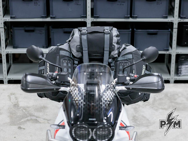 Perun moto Ducati DesertX Top luggage rack, Side carriers & Tie-down brackets Mosko moto Reckless 80 Gnoblin - 2