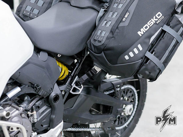 Perun moto Ducati DesertX Top luggage rack & Tie-down brackets Mosko moto Reckless 80 Gnoblin - 1