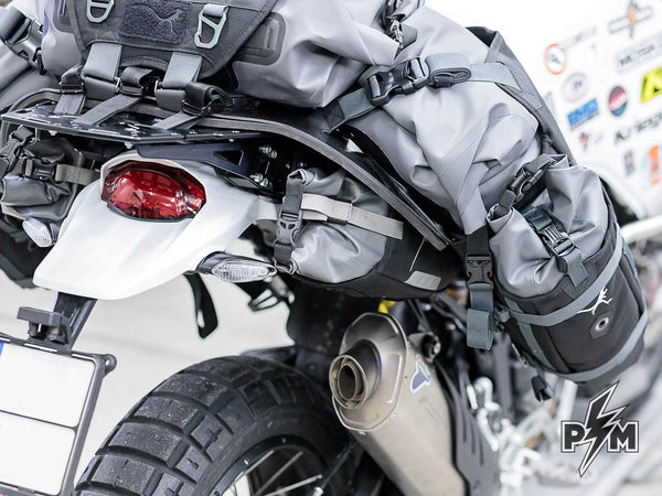 Perun moto Ducati DesertX Top luggage rack & Side carriers Mosko moto Reckless 80 Gnoblin - 2