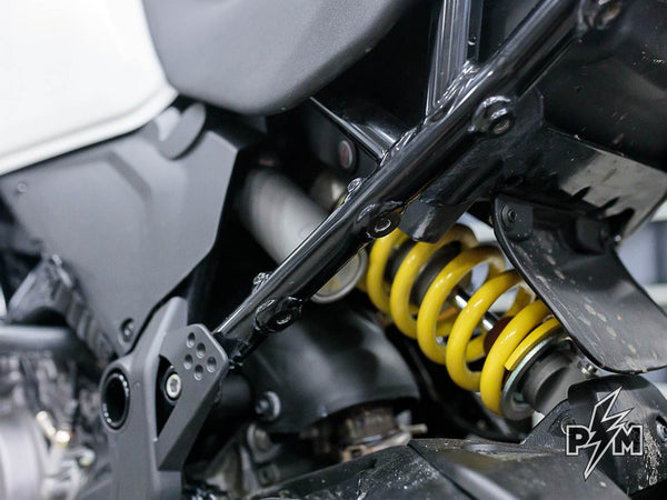 Perun moto Ducati DesertX Tie-down brackets Installation - 4