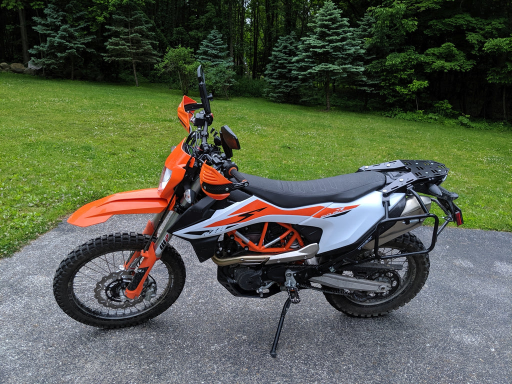 ktm 690 enduro r pannier rack