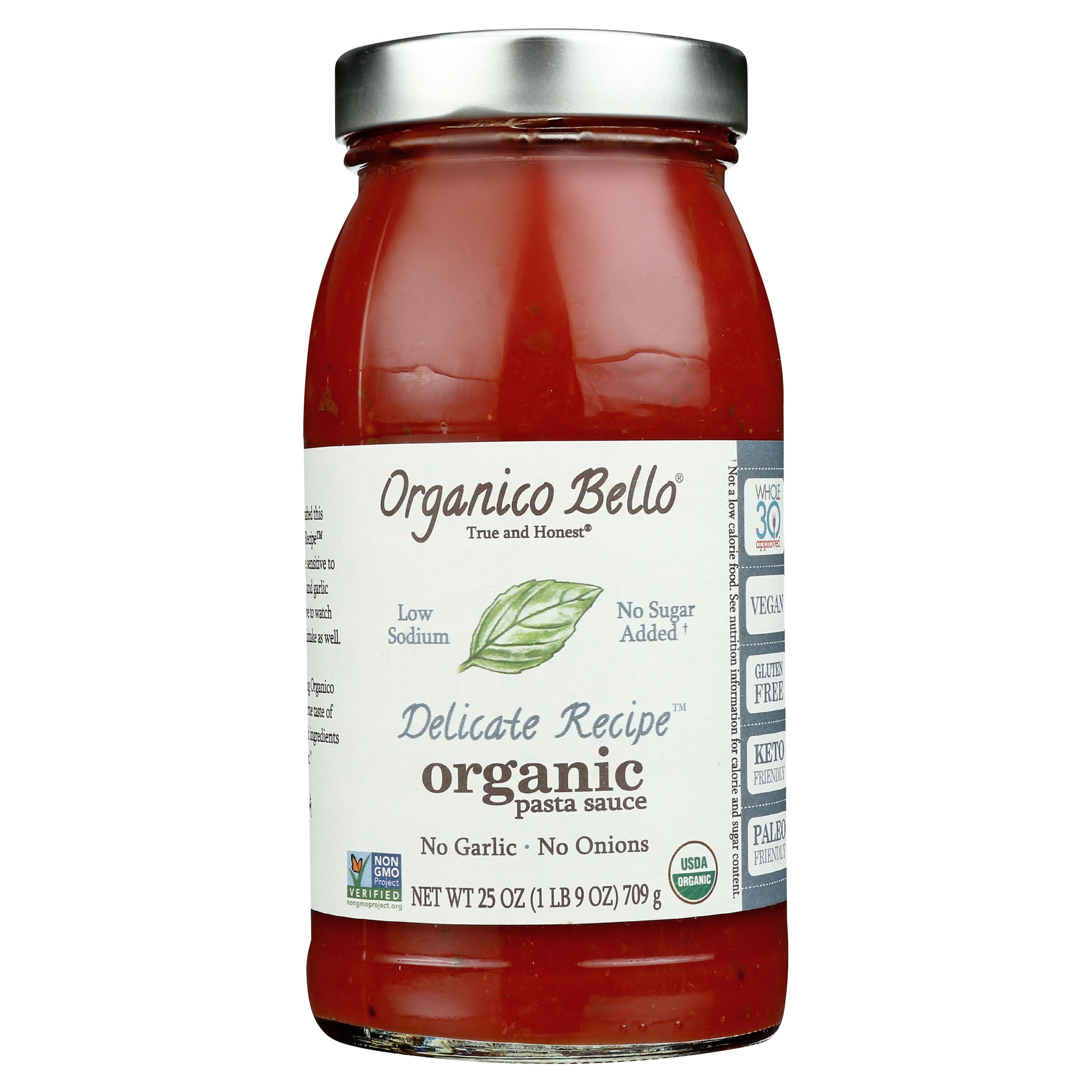 Organico Bello Pasta Sauce — Keto Geni - L'avocat du repas