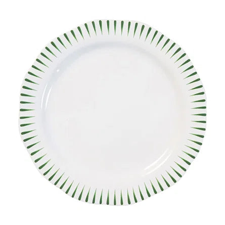 Lewis and Underwood Wedding Registry: Juliska Sitio Stripe Dessert Plate in Basil