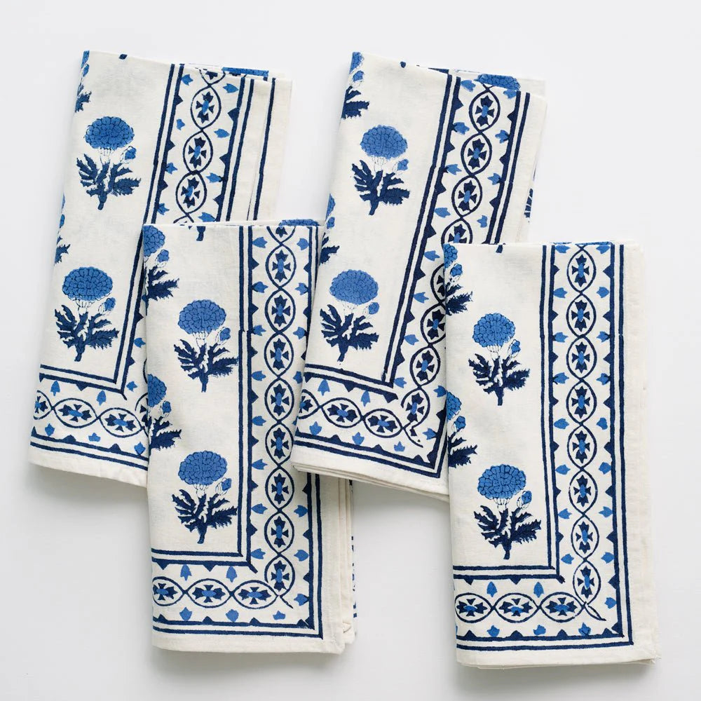 Pomegranate, Inc. Gaya Cobalt Napkins Set of 4