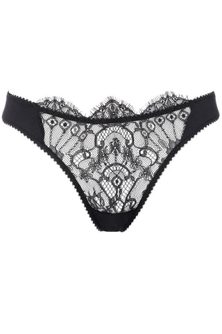 Marlene Black 1/4 Cup with Lace A - D Cups – Playful Promises USA