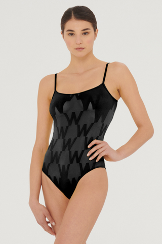 Wolford Black Memphis Bodysuit Wolford