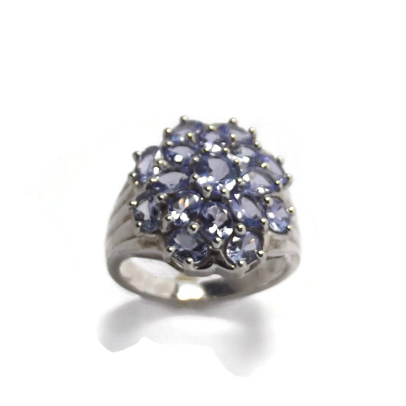 Tanzanite and Sterling Silver Ring