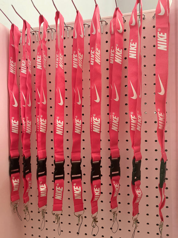 pink nike lanyard