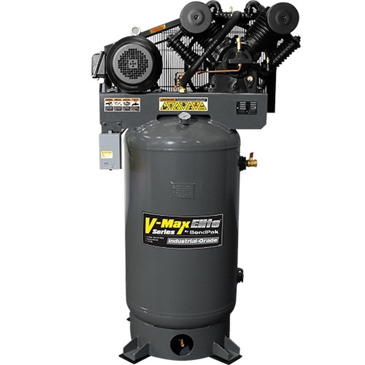 BendPak / 10 HP / 120-Gal. Vert. Tank / 208-230V, 60 HZ 3-Ph. V-Max Elite Air Compressor(5179114)