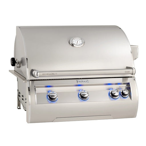 Fire Magic E250s-1Z1E-P6 Electric Grill on Patio Post