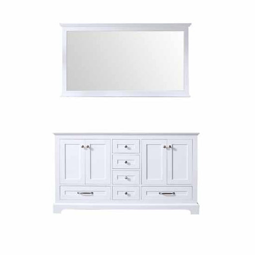 Dukes 84 Navy Blue Double Vanity, White Carrara Marble Top, White Squ -  HouseTie