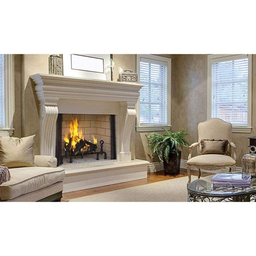 Superior Purefire 42 Paneled Outdoor Wood-Burning Fireplace With White  Stacked Refractory Panels