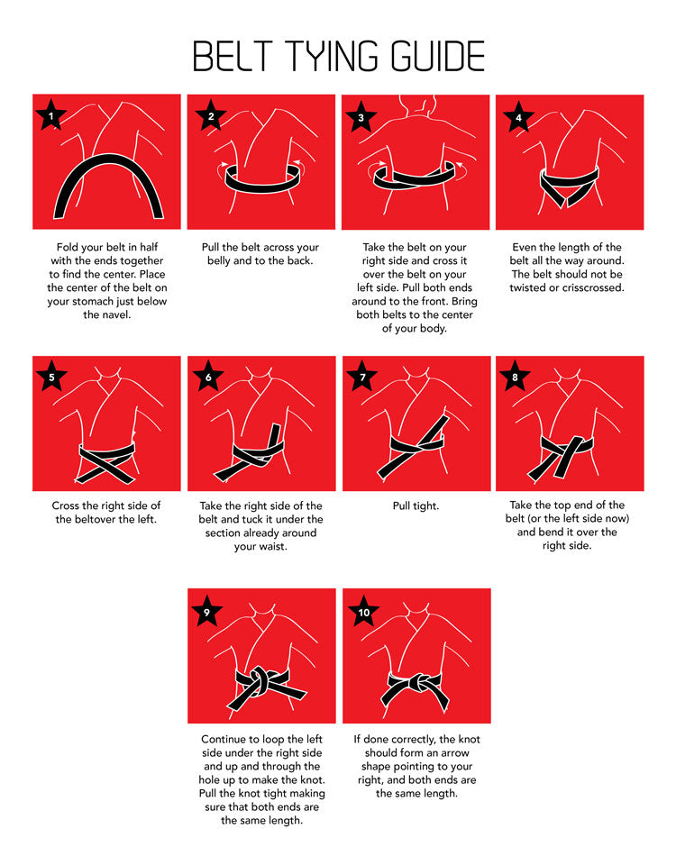 Martial Arts Belt Chart