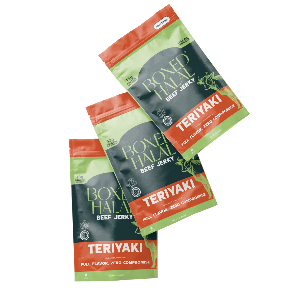 Beef Jerky Teriyaki Pack