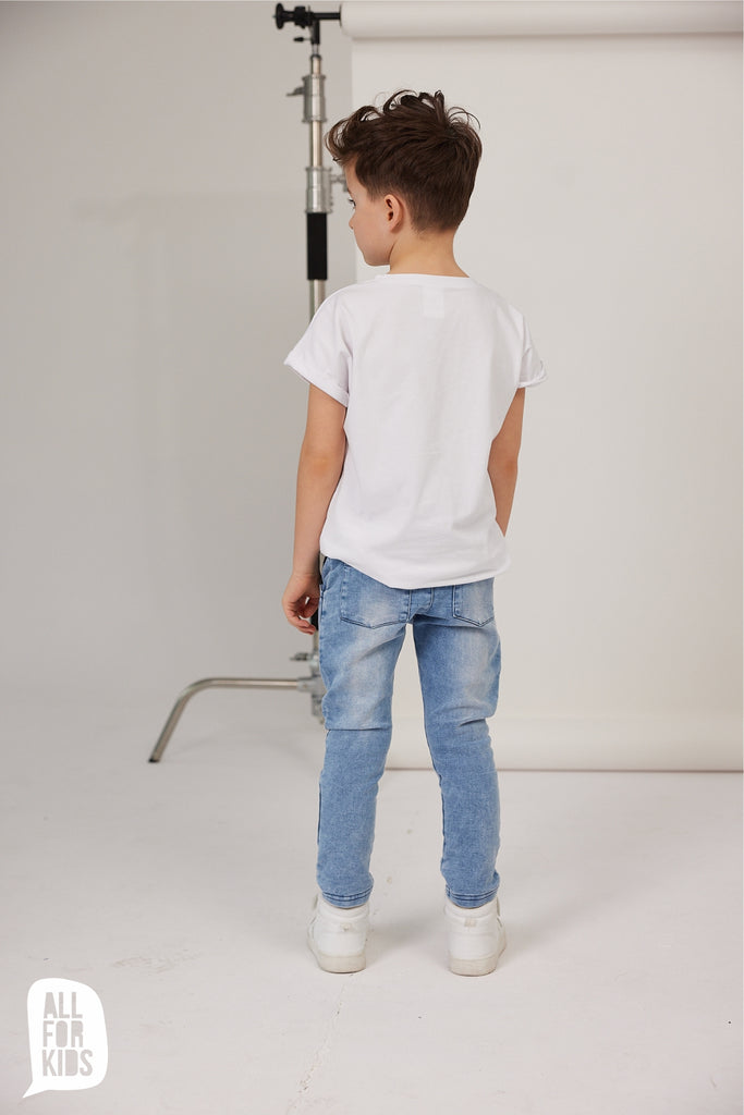 Danser antenne Voorbereiding All For Kids Boys' Blue Jeans Pants | S-152 – Luxahaus Beyond