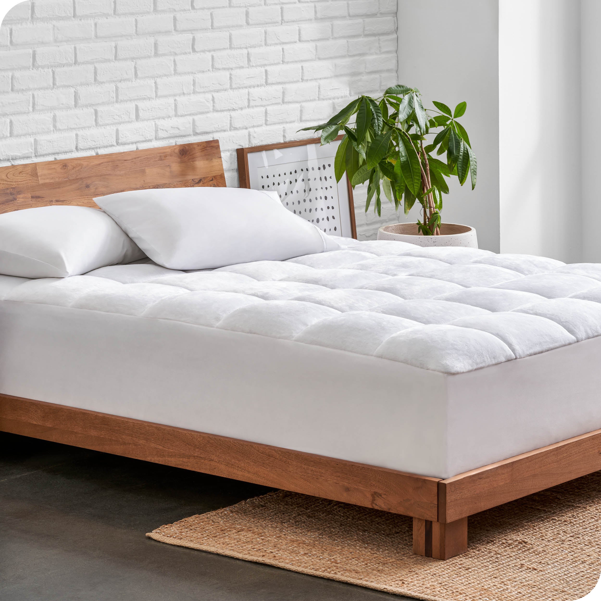 Reversible Mattress Pad - Queen