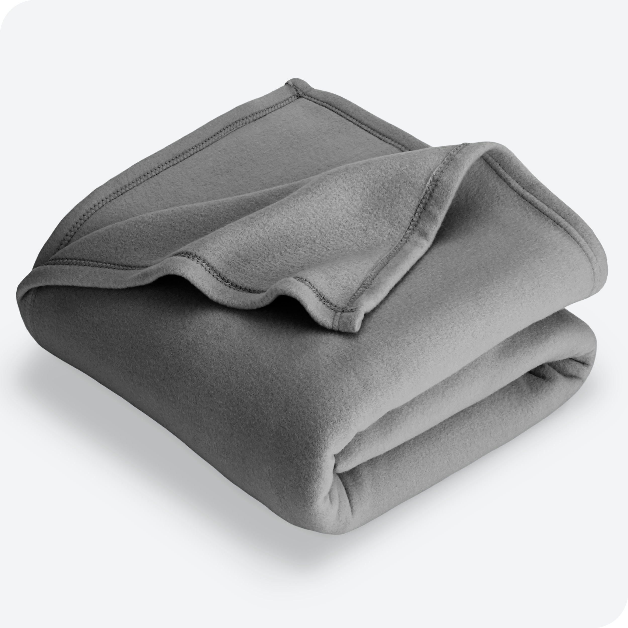 Polar Fleece Blanket - Twin/Twin XL / Grey