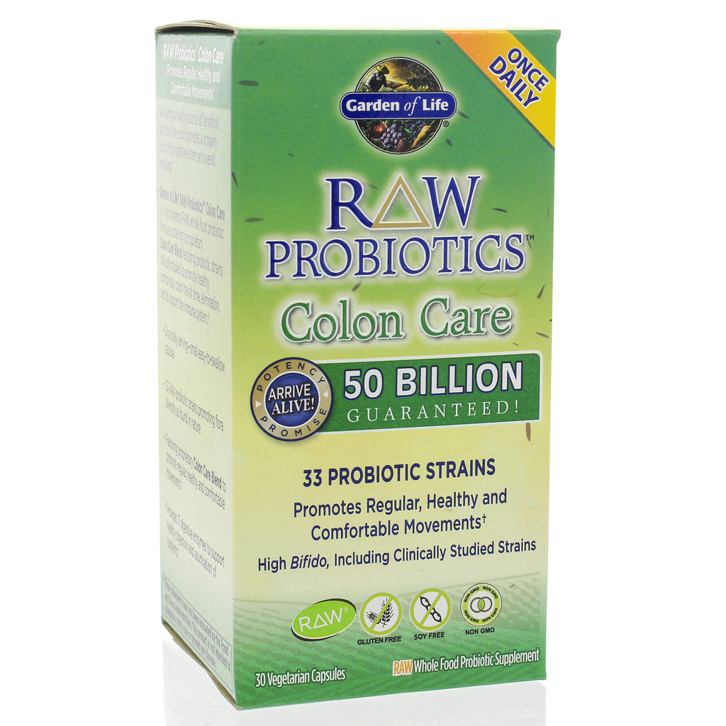Raw Probiotics Colon Care 30c F
