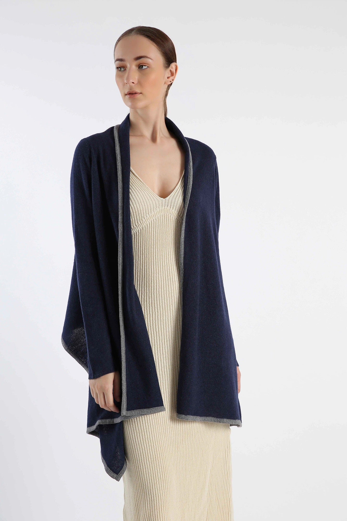 Cashmere Ruana | Hand Knitted Cashmere Poncho & Wraps for Women