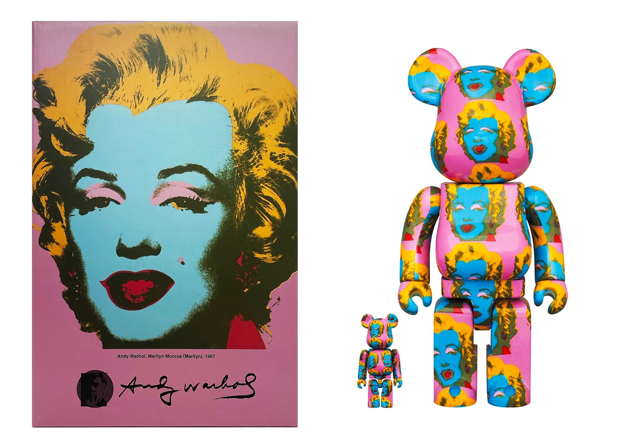 BEARBRICK Andy Warhol's 'Marylin Monroe' (400% + 100%) – Post