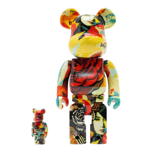 BEARBRICK Japan Hide 'Psychedelic Paisley' (400% + 100%) – Post 