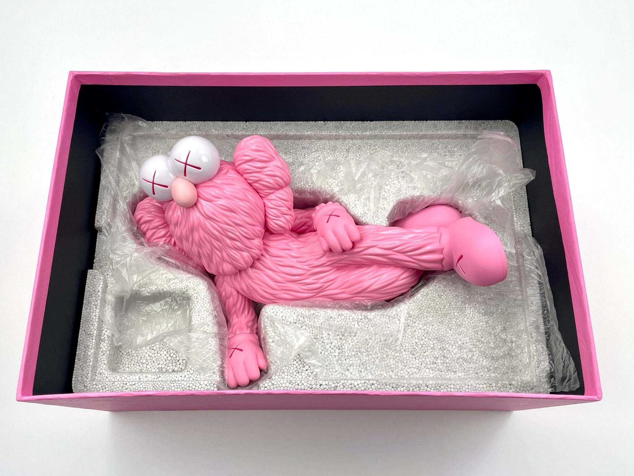 kaws time off pink-