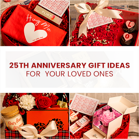 25th anniversary gift ideas for your loved ones that don't go out of trend