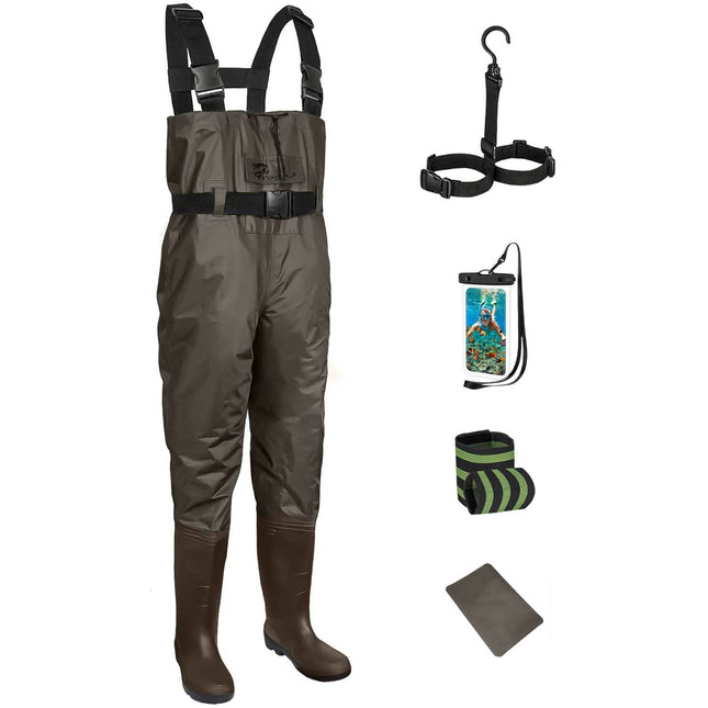 Bootfoot Chest Wader Waterproof Fishing & Hunting Waders Boot