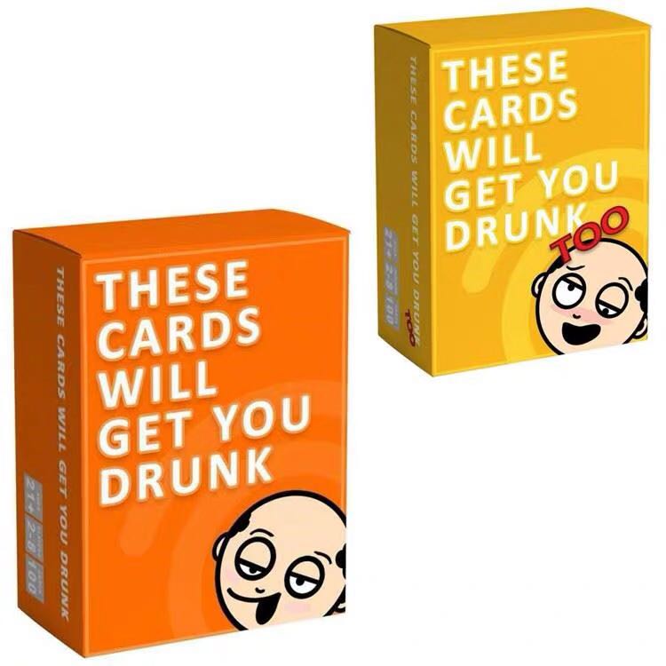 塔罗占卜系列 These Cards Will Get You Drunk 让你喝醉的牌英文聚会桌游 Fhsjp