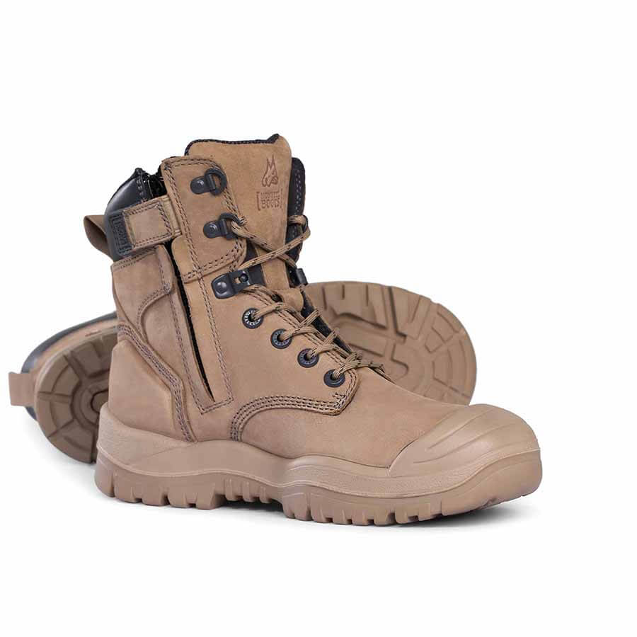 Mongrel 561 High Leg Zip Side Safety Boot w/ Scuff Cap - Southern Cross ...