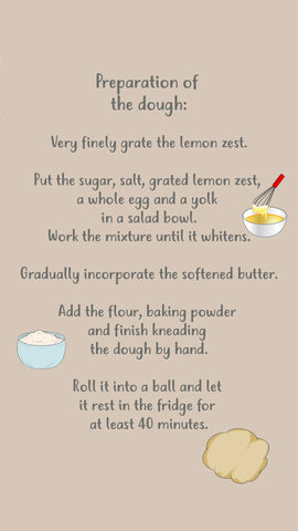 mimi et lulu - fun recipe of the Basque Cake to make for your kids - Preparation of the Dough - January 2022