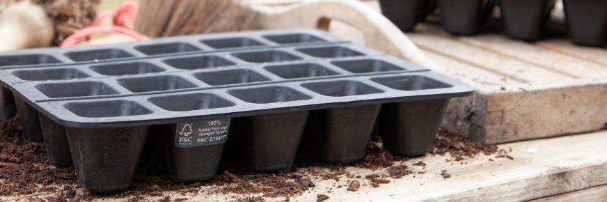 Plastic free seed cell trays