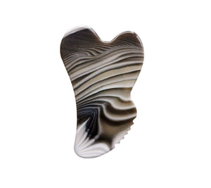 Gua Sha (facial massage stone) - striped flint | Lullalove UK