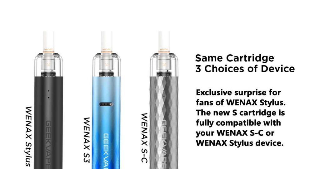Geekvape Wenax S3 Pod Kit compatibility