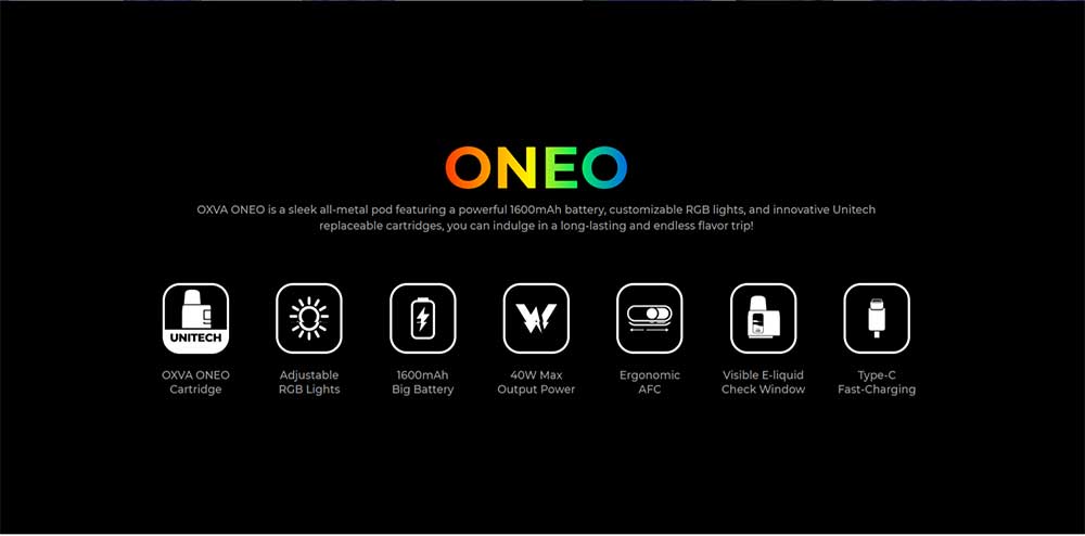 OXVA ONEO Pod Kit details